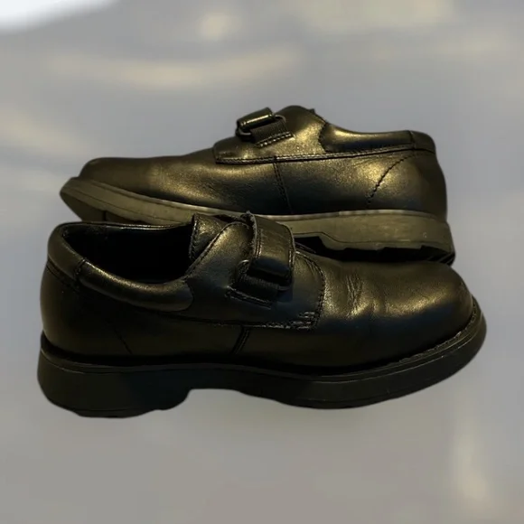 VGUC Hush Puppies Dress Shoes "Kent" Boys 2.5, Black - Picture 3 of 9